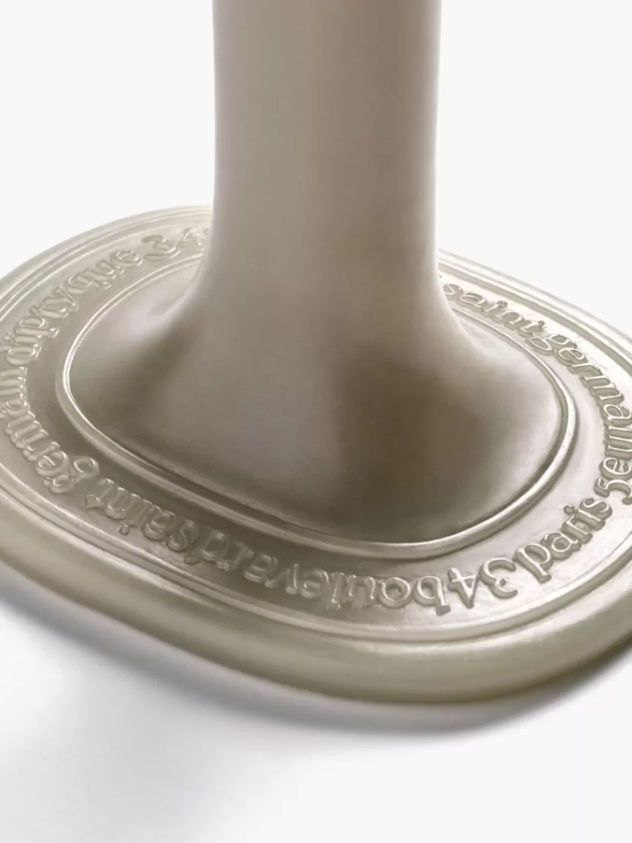Diptyque Feu de Bois (Wood Fire) Taper candle with branded oval base