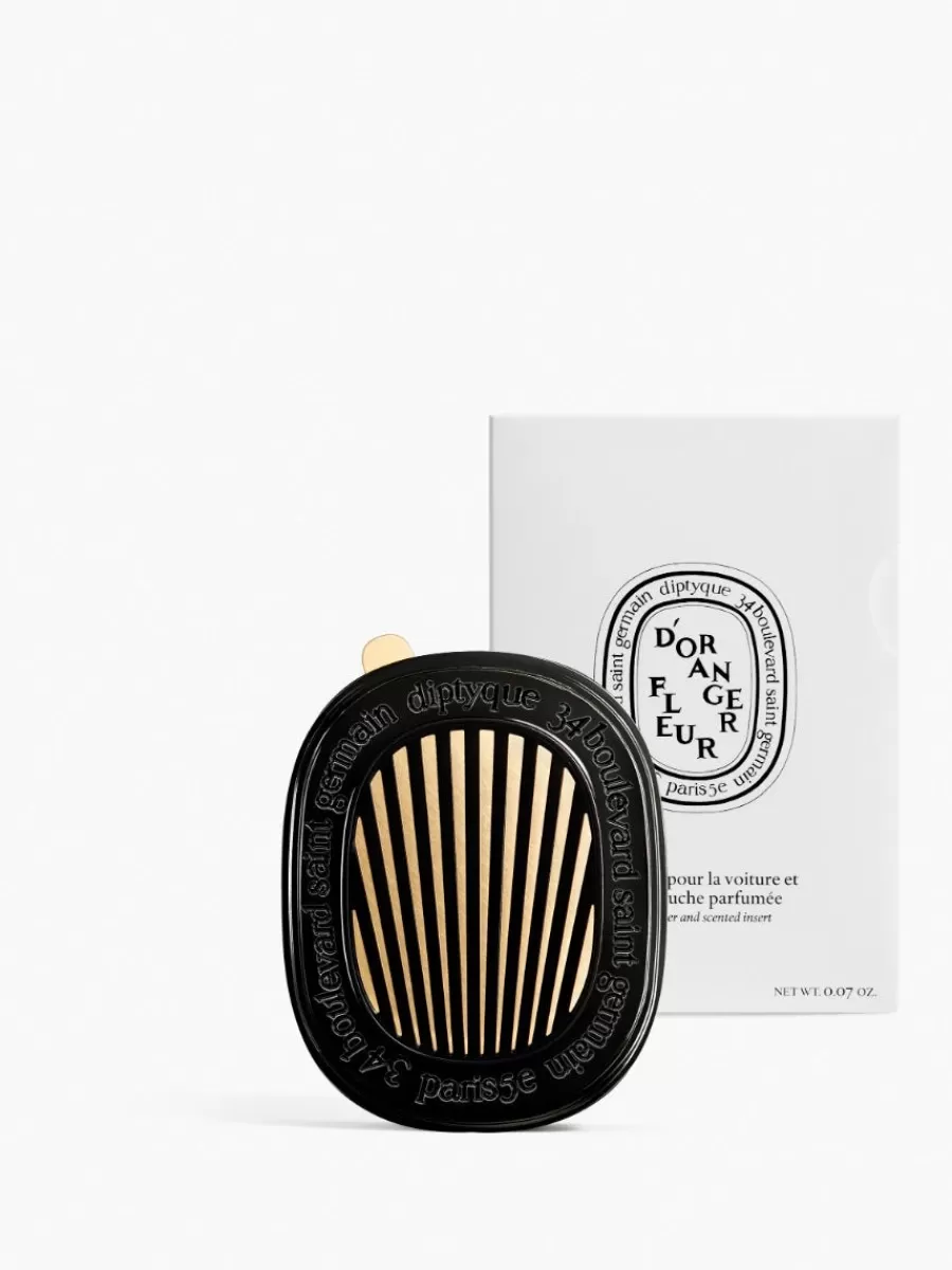 Diptyque Fleur d'Oranger (Orange Blossom) Car diffuser and insert